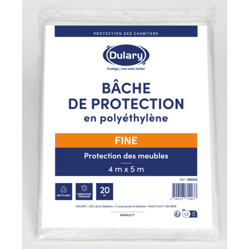 Bâche de protection sol