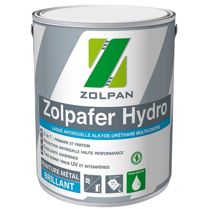 Laque antirouille multicouche: zolpafer hydro - zolpan