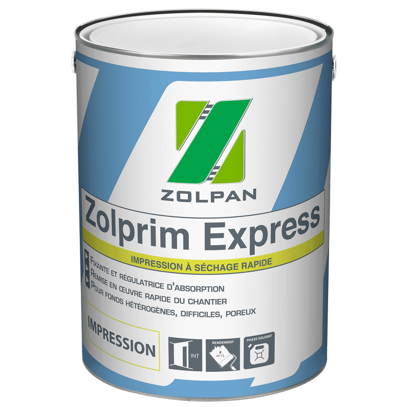 Impression fixante et régulatrice d'absorption - zolprim express